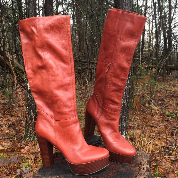 nine west platform boots